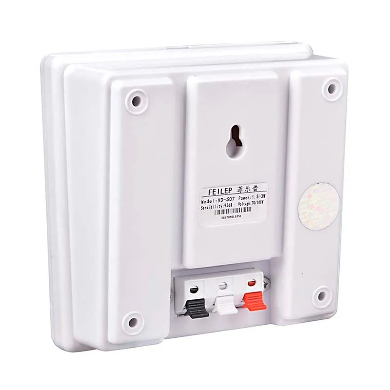 Mini hotel on wall mount speakers